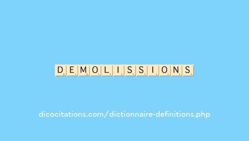demolissions