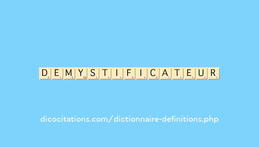 demystificateur demystificateur