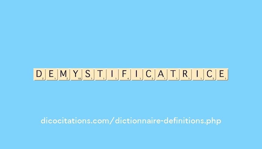 demystificatrice demystificatrice