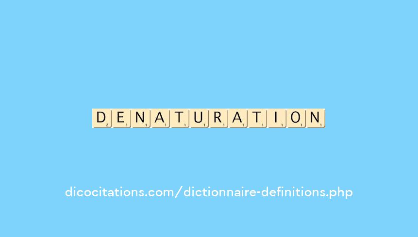 denaturation