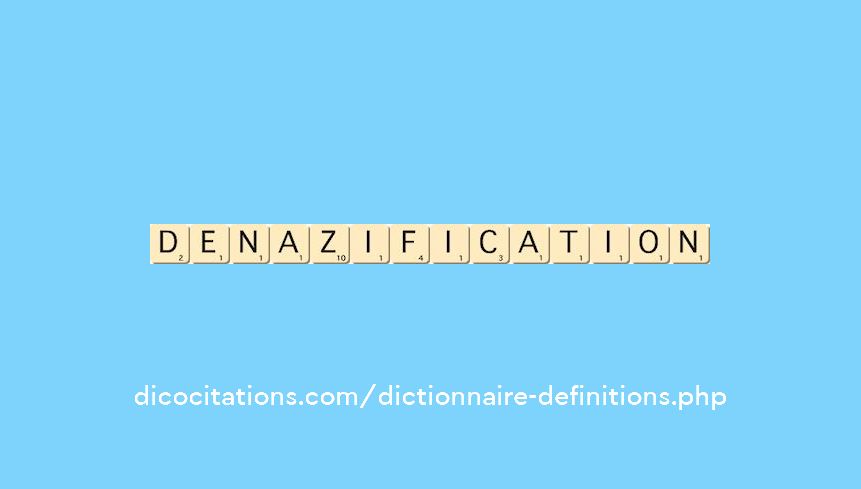 denazification