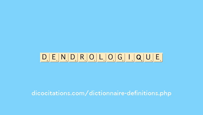 dendrologique