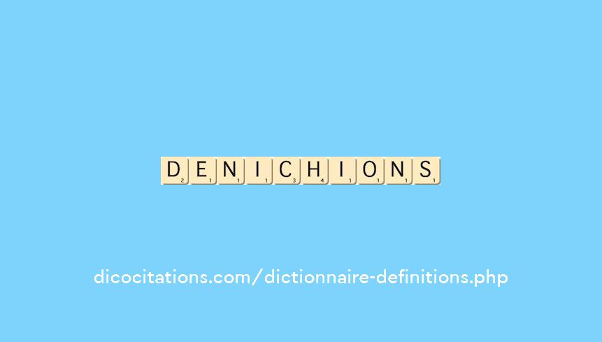 denichions