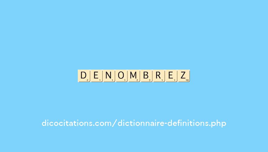 denombrez