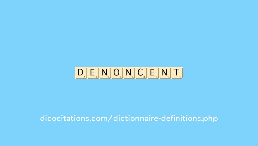 denoncent