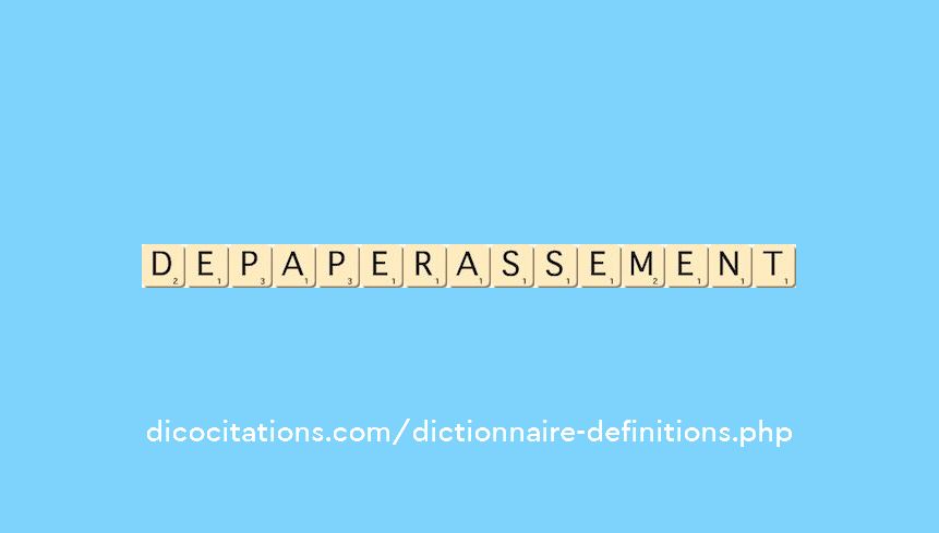 depaperassement