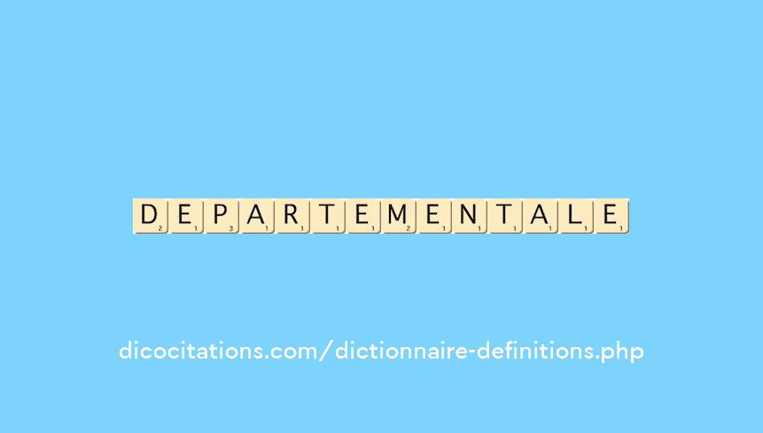 departementale departementale