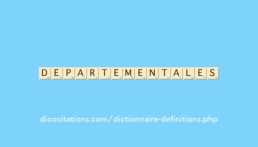 departementales departementales