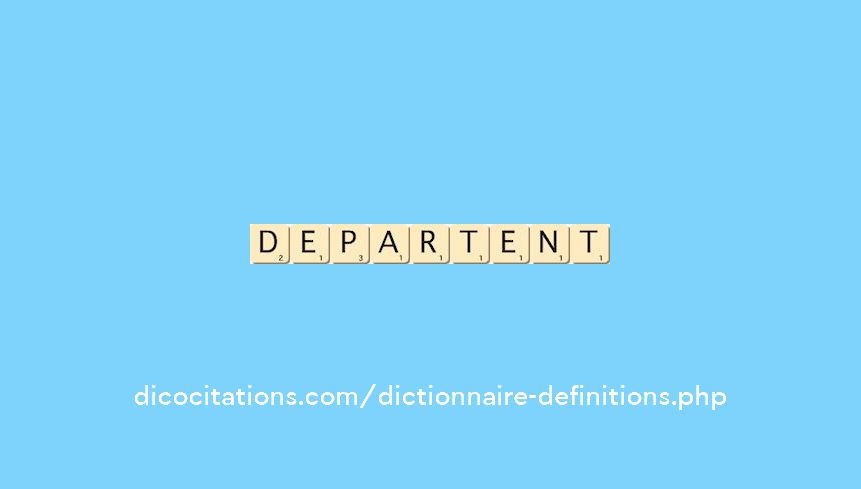 departent departent