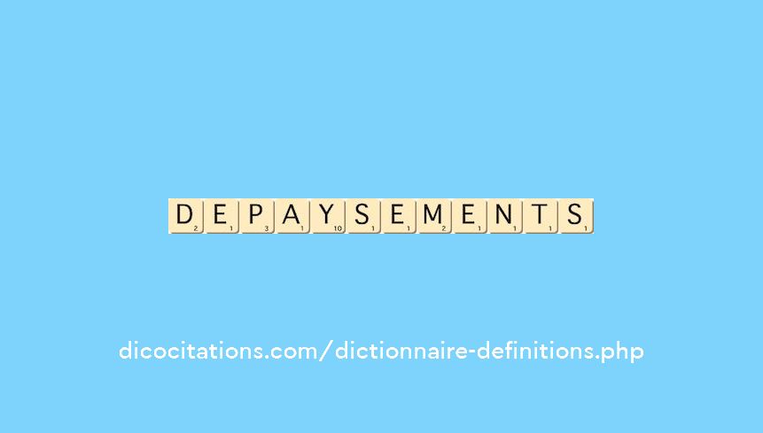depaysements depaysements
