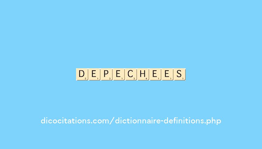 depechees depechees