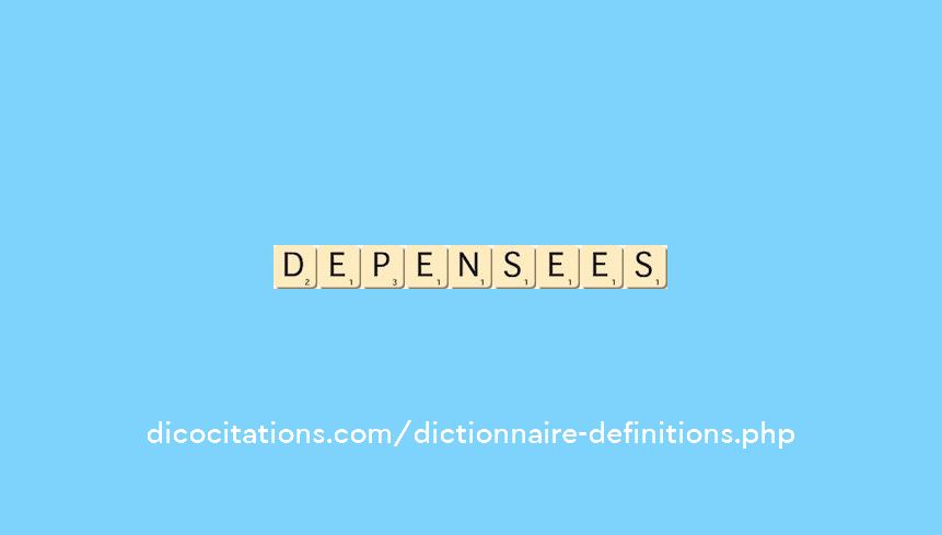 depensees depensees
