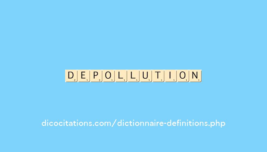 depollution