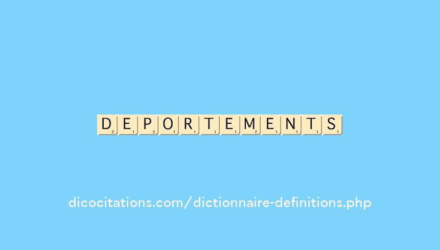 deportements deportements