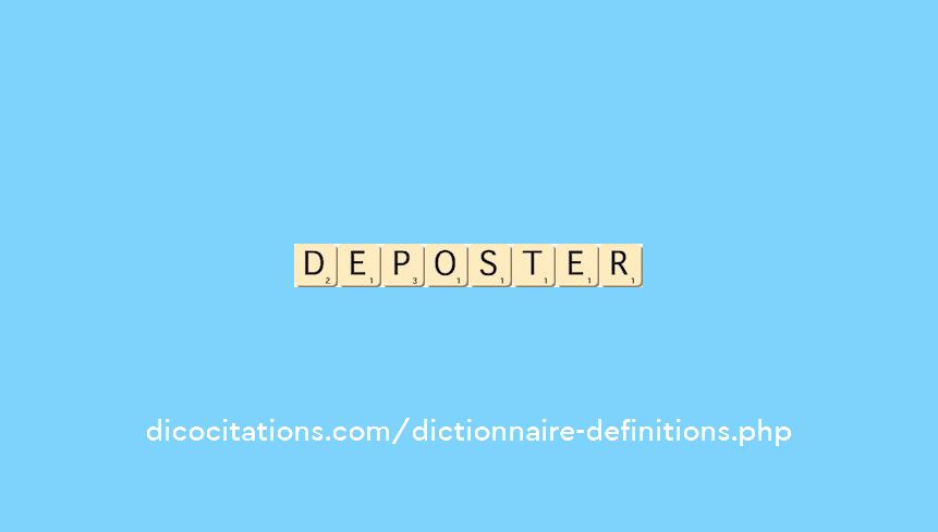 deposter