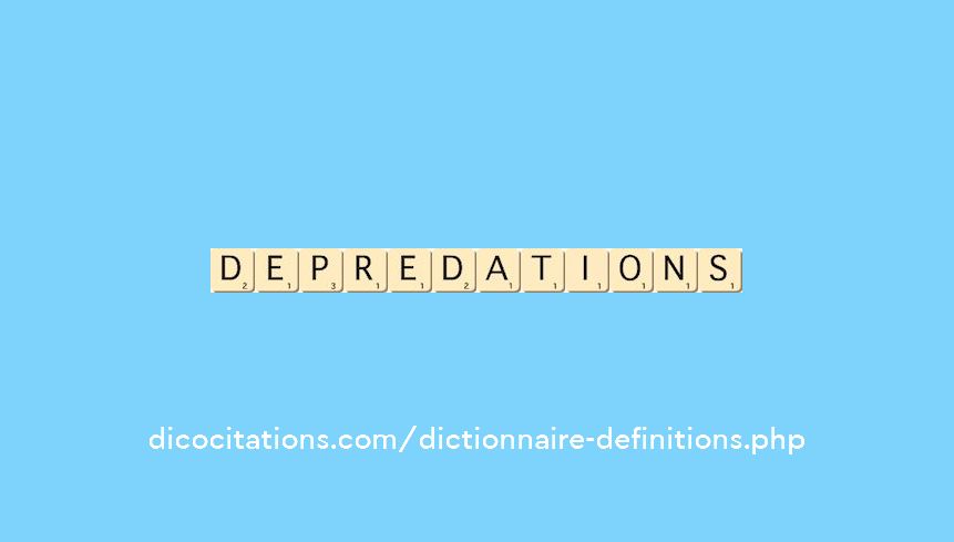 depredations