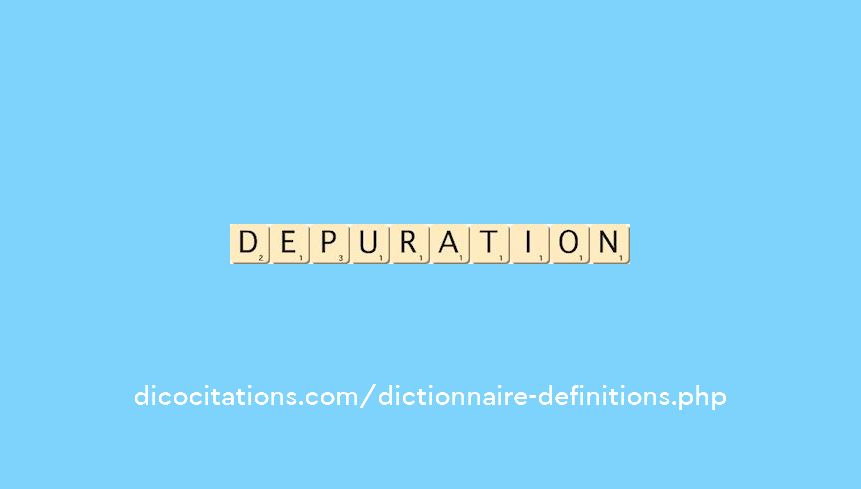 depuration