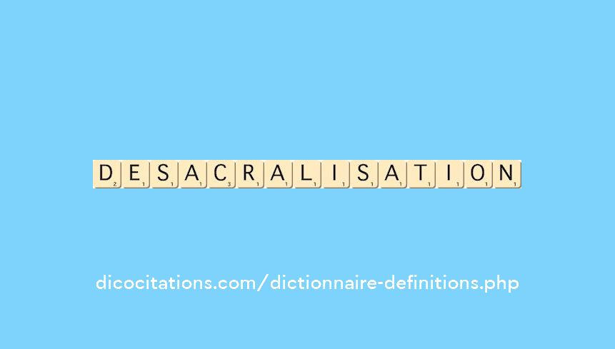 desacralisation