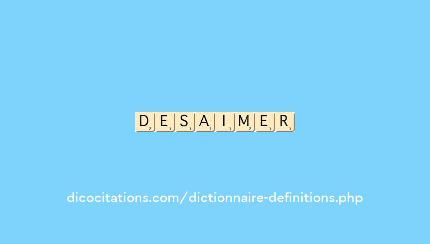 desaimer