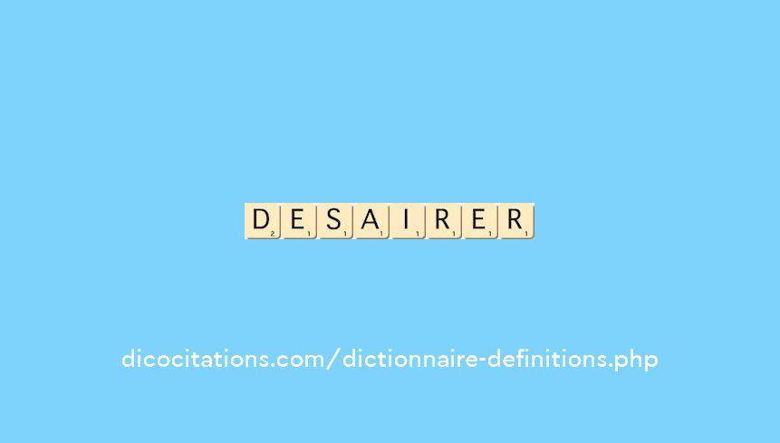desairer