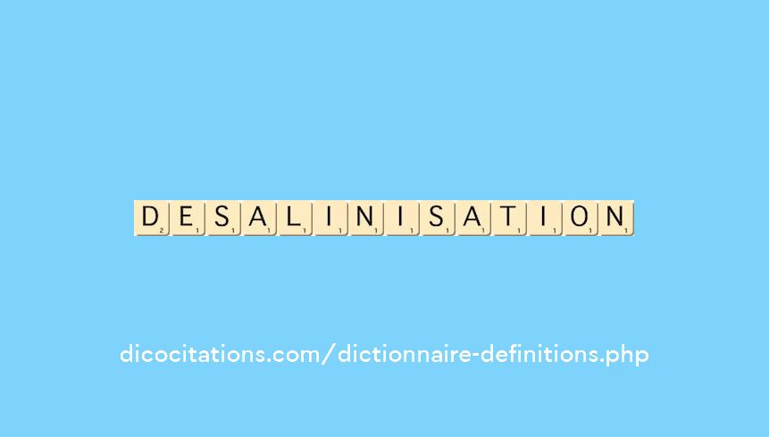 desalinisation