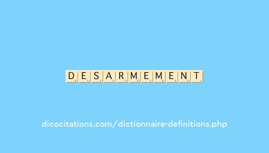 desarmement