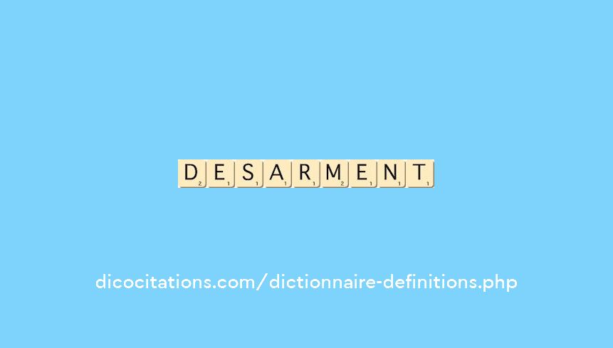 desarment desarment