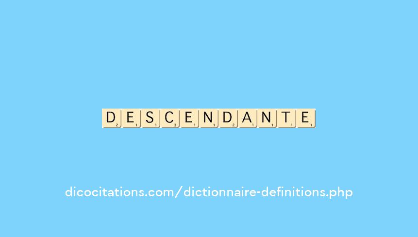 descendante descendante