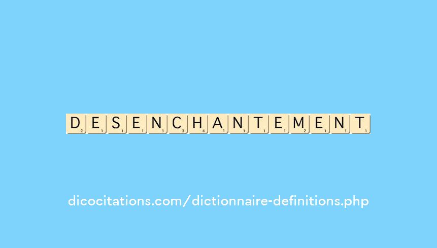 desenchantement