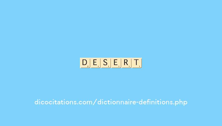 desert