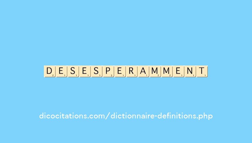 desesperamment