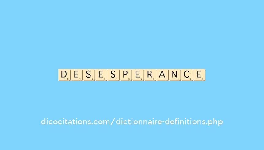 desesperance