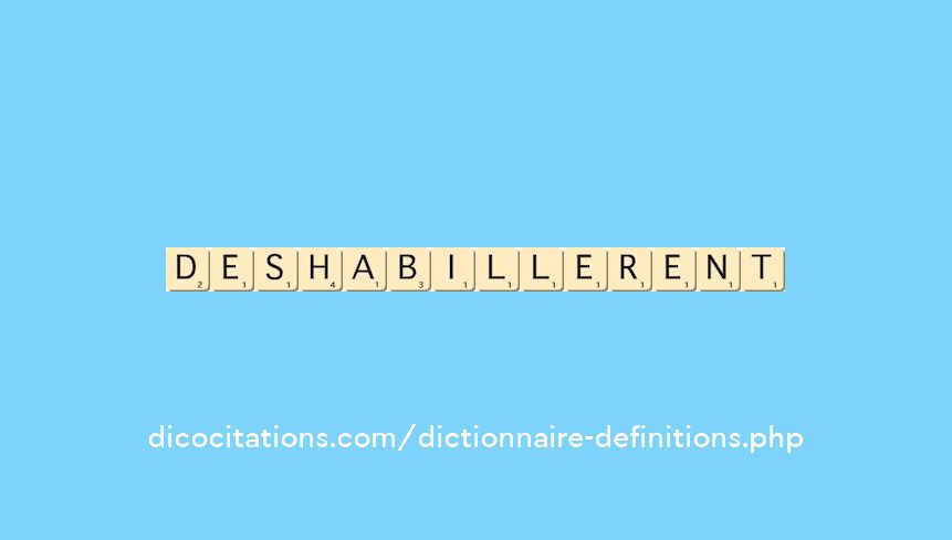 deshabillerent deshabillerent