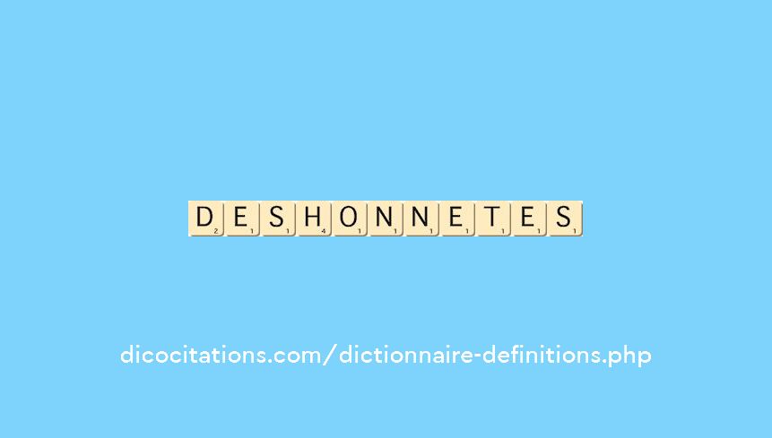 deshonnetes deshonnetes