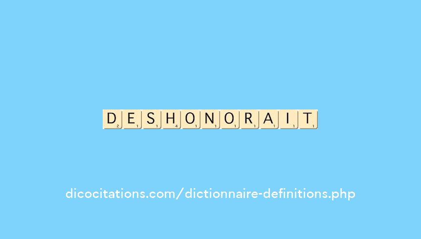 deshonorait deshonorait