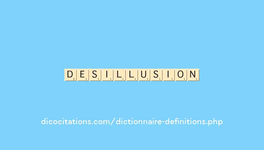 desillusion desillusion