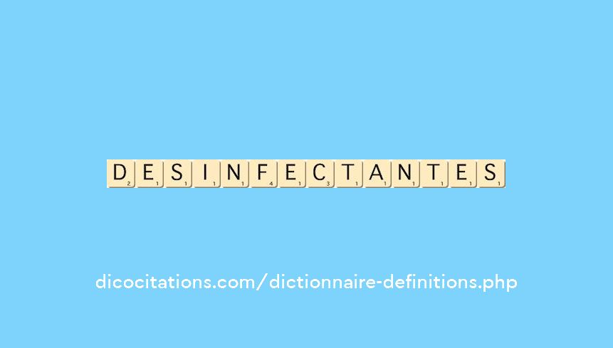 desinfectantes desinfectantes