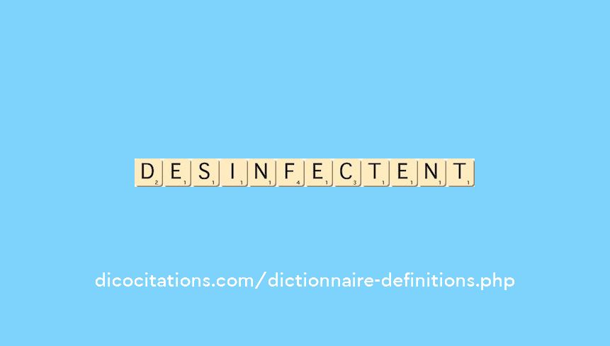desinfectent desinfectent