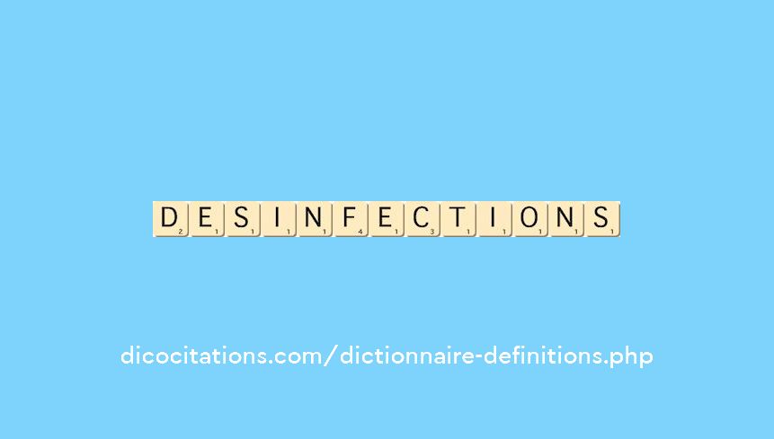 desinfections