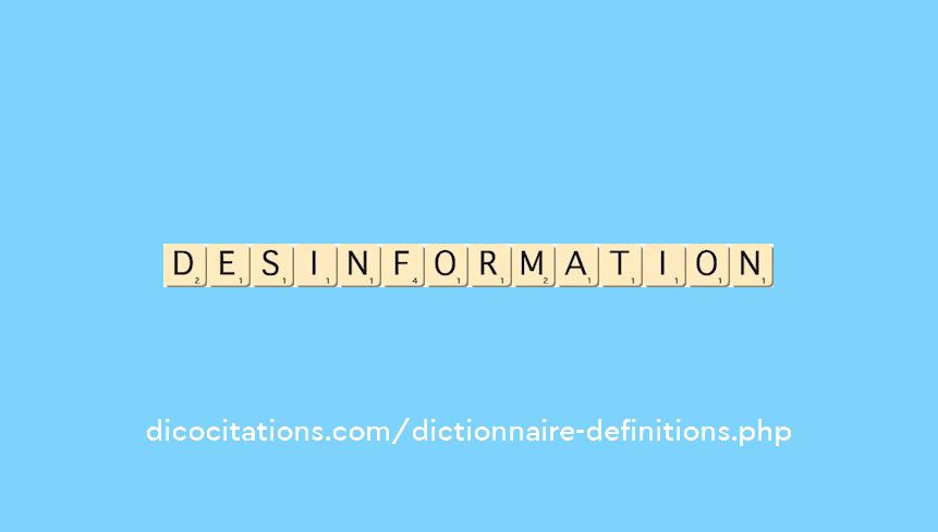 desinformation