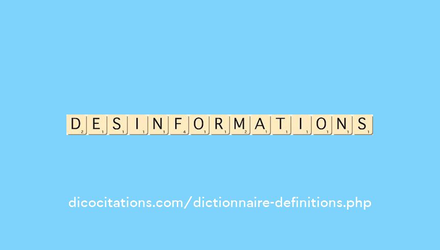 desinformations
