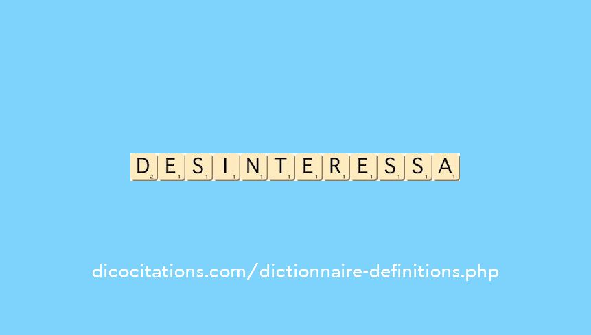 desinteressa desinteressa