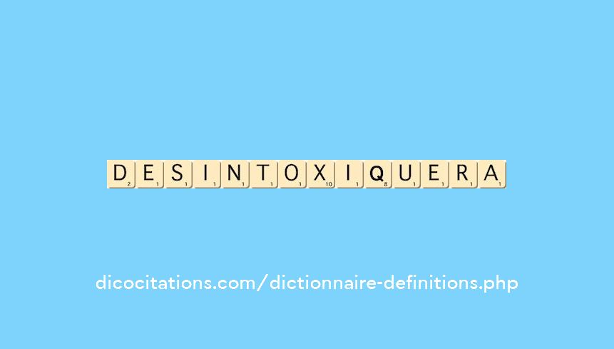 desintoxiquera desintoxiquera