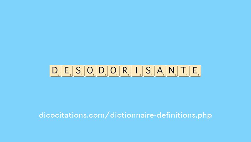 desodorisante desodorisante