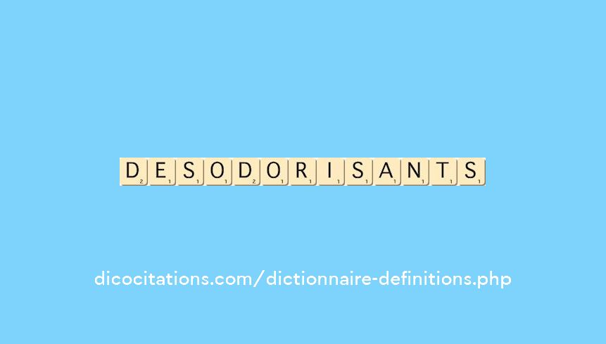 desodorisants desodorisants