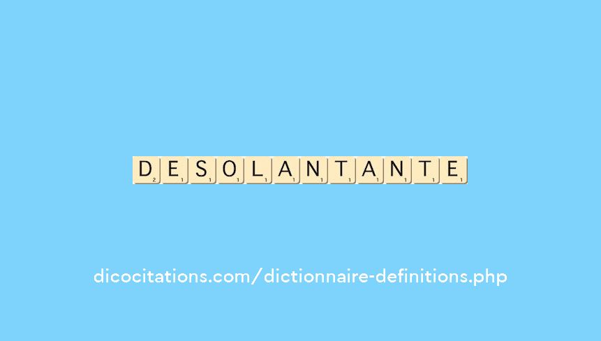 desolant--ante