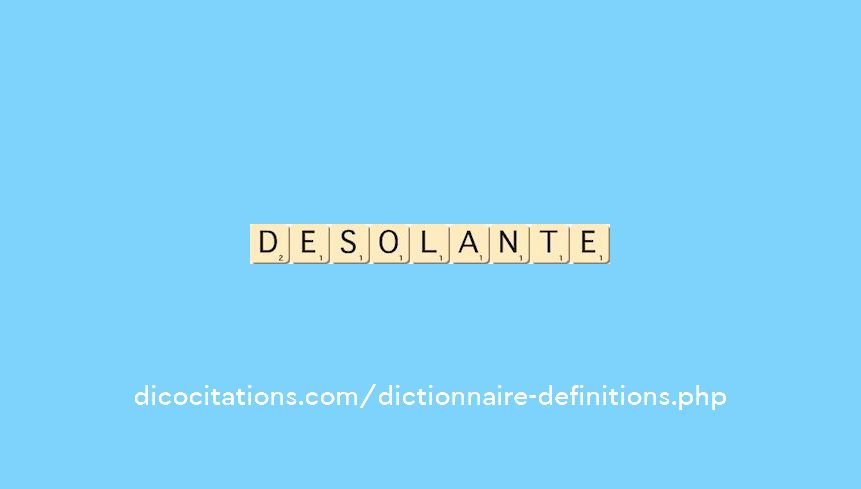 desolante