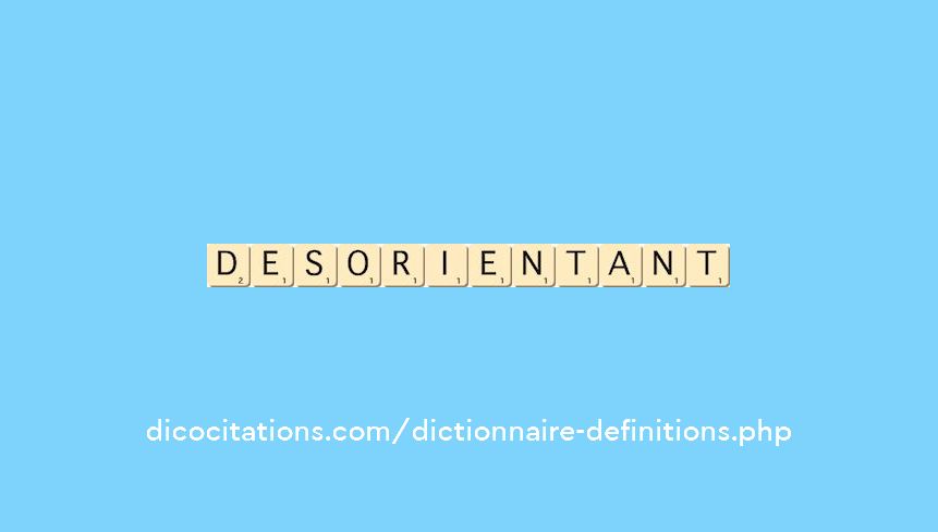desorientant desorientant