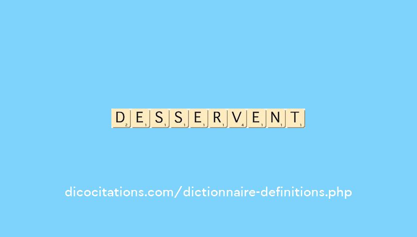 desservent desservent