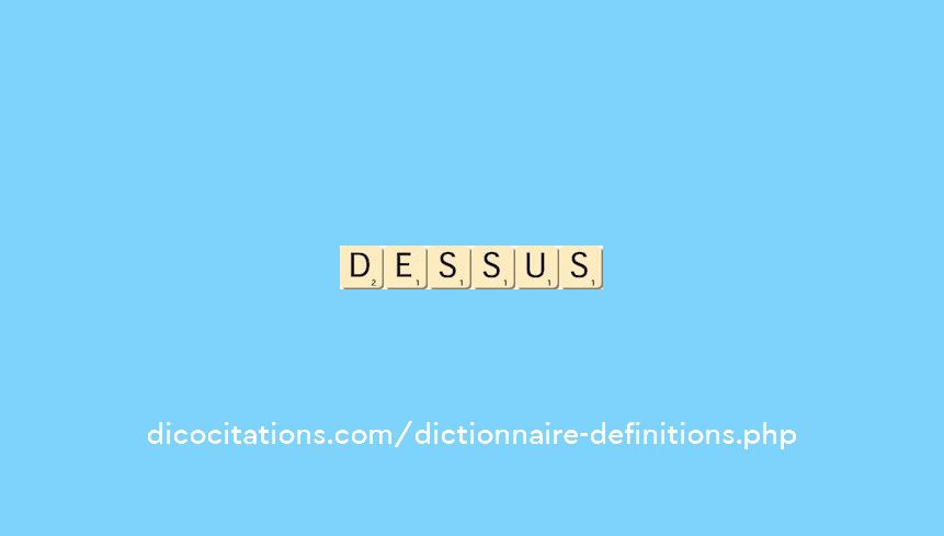 dessus dessus